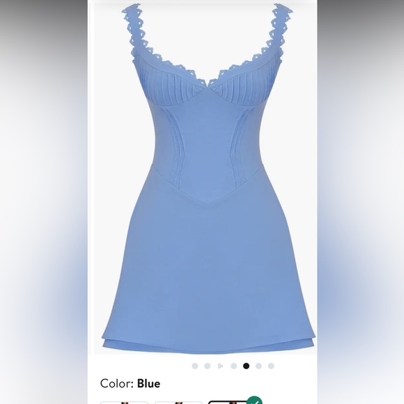 House of Cb blue mini dress - Picture 2 of 5